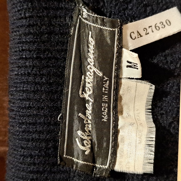 Salvatore Ferragamo wool zip up sweater M - Picture 3 of 9